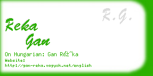 reka gan business card